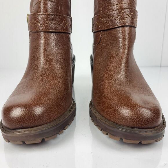 ZODIAC Women's Brown Goring Georgia Round Toe Block Heel Zip Riding Boot 8.5 M - Picture 9 of 12